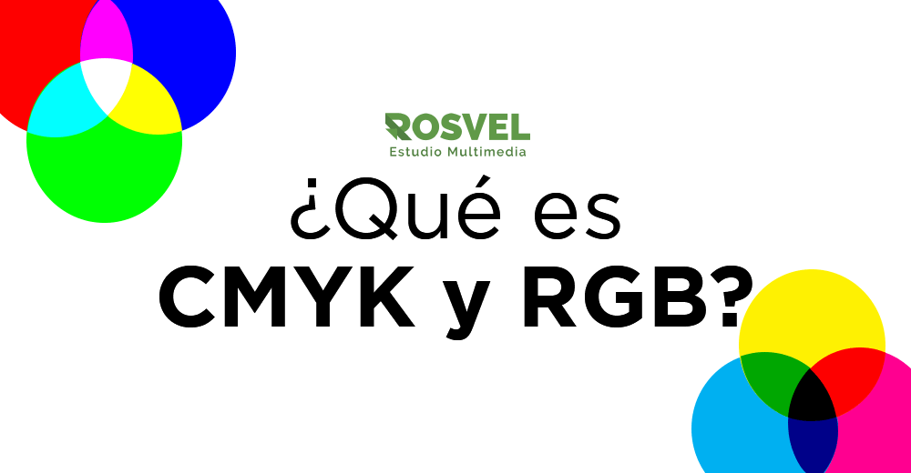¿Qué es CMYK y RGB?
