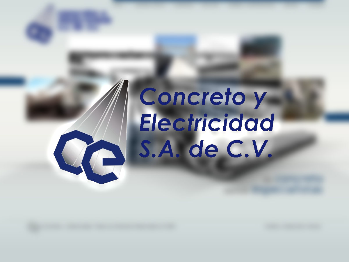 CONCRETOS Y ELECTRICIDAD (CyE)